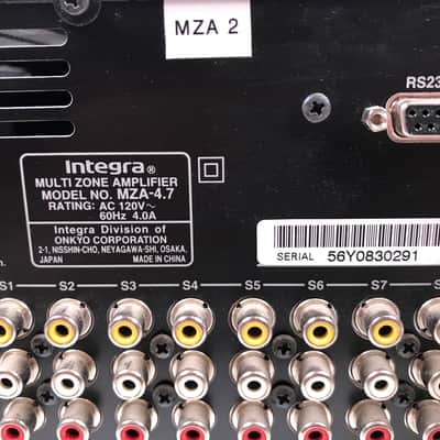Integra MZA-4.7 M Multi Zone Amplifier image 10