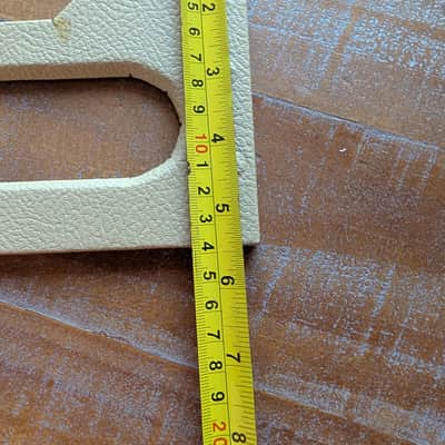 Early 1960's Fender Blonde Amplifier Head Rear Panel Cover Original Part image 10