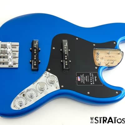 Fender American Ultra II Jazz J Bass LOADED BODY Mini-Toggle S-1 NBL Noble Blue image 1