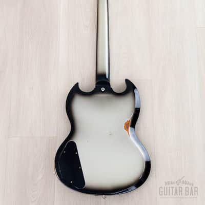 2025 Gibson Custom Shop 1961 Les Paul SG Standard CME Spec Murphy Lab Heavy Aged Silverburst w/ Case, Tags, CoA image 3