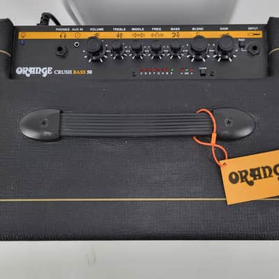 Orange Crush Bass 50 50-Watt 1x12" Bass Combo 2016 - Present - Black image 2