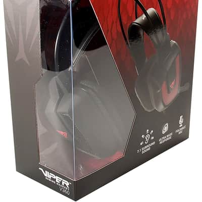 Patriot - PV3607UMLK - Viper V360 7.1 Virtual Surround Headset - Black image 4