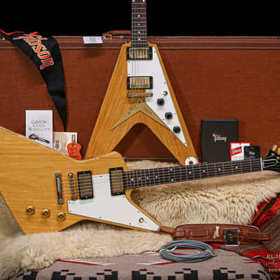 2021 Matched Set Limited Edition 1958 Flying V and Explorer Murphy Aged image 1