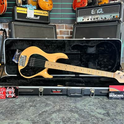 Ernie Ball Musicman StingRay5 H Natural Gloss 2013 Electric Bass Guitar image 2