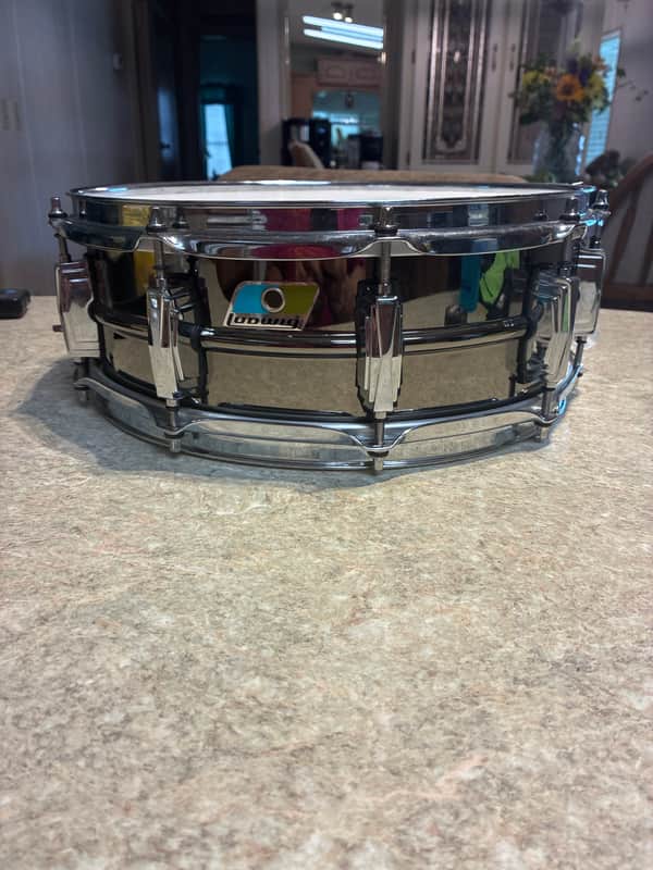 Ludwig LB416 Black Beauty 5x14" 10-Lug Brass Snare Drum 1994 - Present - Black Nickel-Plated image 1
