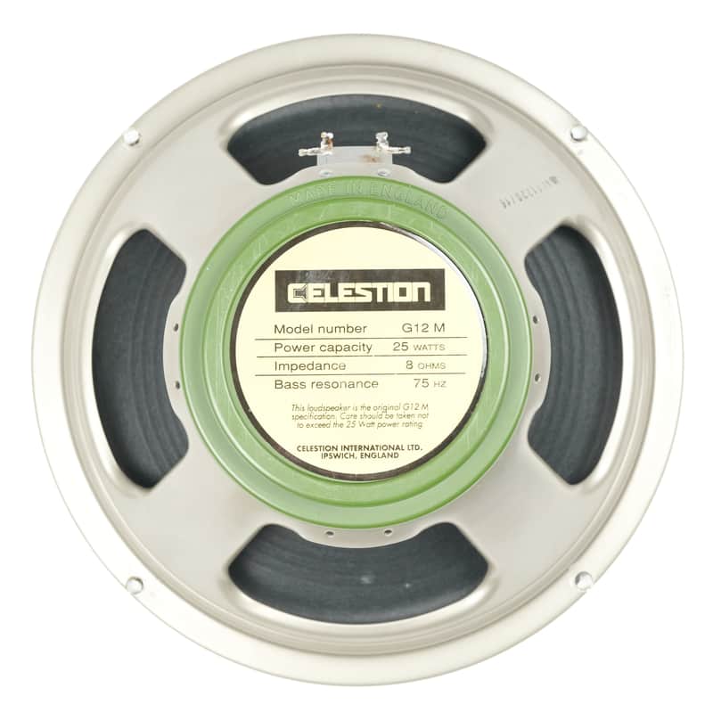 Celestion G12 M Greenback 8ohm Owned by Deryck Whibley Of Sum 41 image 1