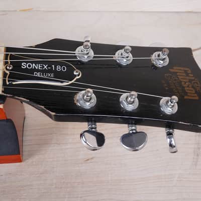 Gibson Sonex-180 Deluxe 1984 Ebony Vintage w/ Bag image 3