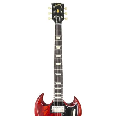 Gibson 1964 SG Standard Reissue with Maestro Vibrola Cherry Red #505044 - Custom Electric Guitar image 7