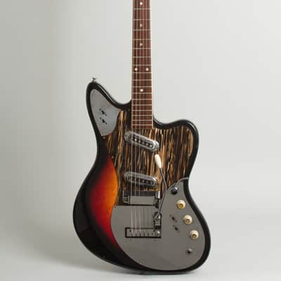 Framus  5/168-52 Strato Deluxe Solid Body Electric Guitar (1965), ser. #33296-65H, black gig bag case. image 1