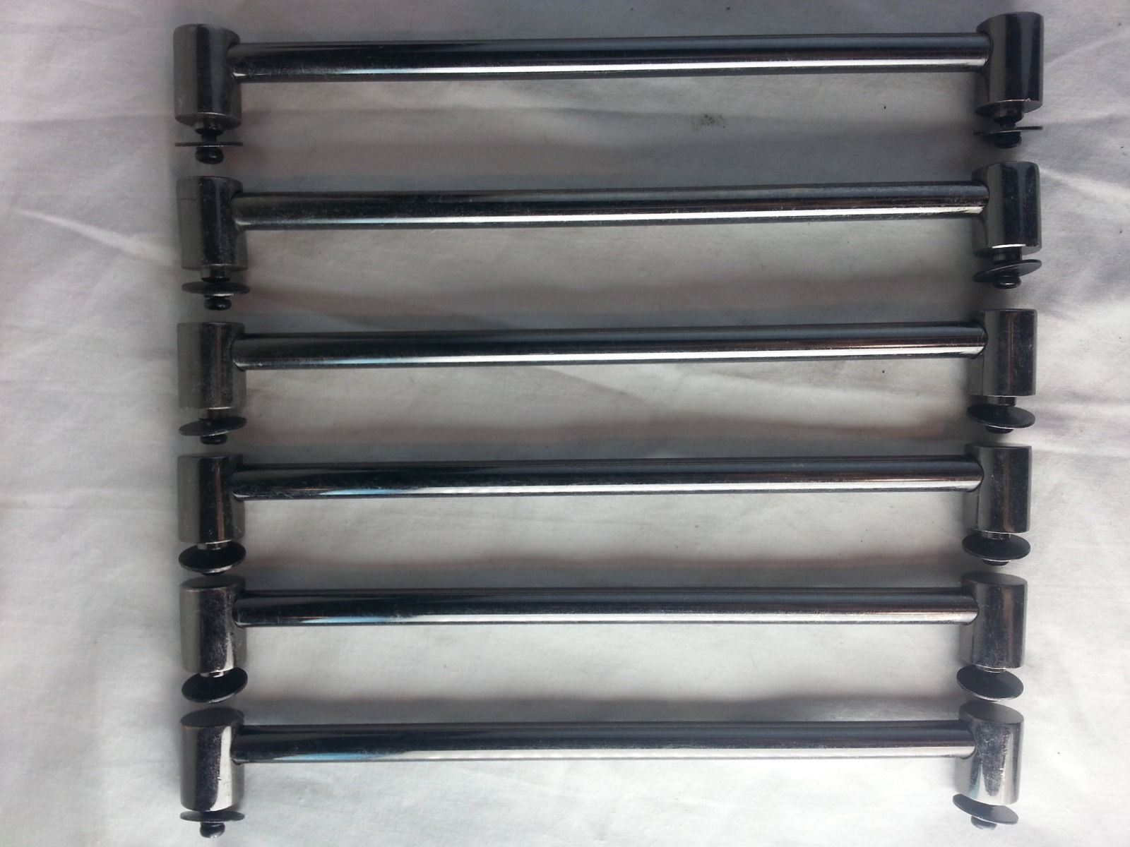 Custom 6x Tube Lugs Black Nickel 8"Hole Spacing 13/14/15" Toms Drums Set/Kit* — main photograph