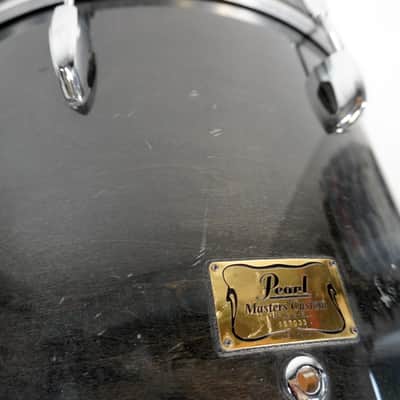 Pearl Masters Custom 3-Piece Drum Kit in Black image 7