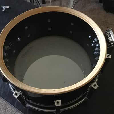 Tama AW316 Heavy Birch Snare 88' 1988 Piano Black Artstar Granstar Artwood image 5