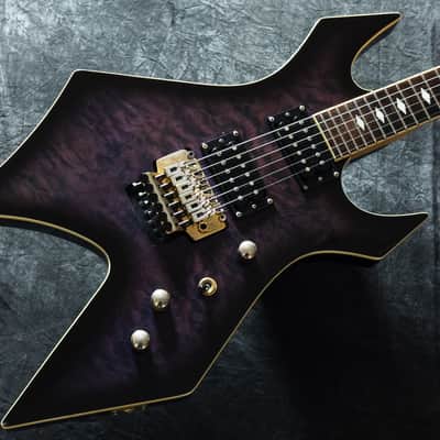 B.C. Rich Warlock-920JE - See Through Black Burst - VERY GOOD condition image 5