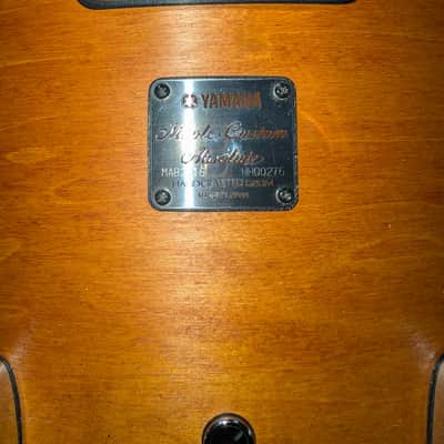 Yamaha Maple Custom Absolute JAPAN drum set 8x12 13x14 16x20 - Vintage natural image 13