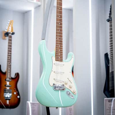 G&L Fullerton Deluxe Legacy Strat Surf Green image 1