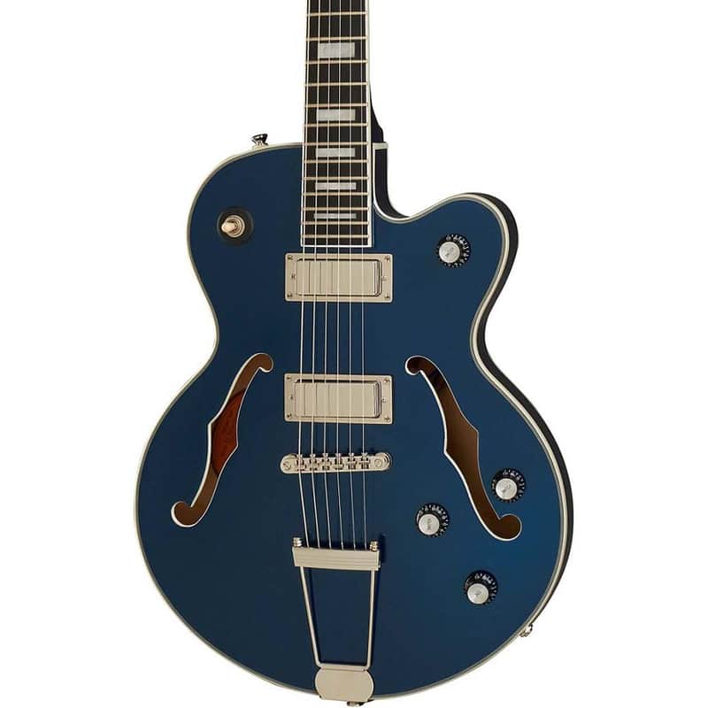 Epiphone Uptown Kat ES - Sapphire Blue Metallic image 1