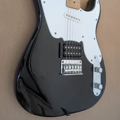 2004 Squier by Fender 51 Strat/Tele Hybrid Electric Guitar - Black Maple Neck image 3
