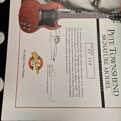 Gibson Pete Townshend SG 2000 - Satin Cherry image 3