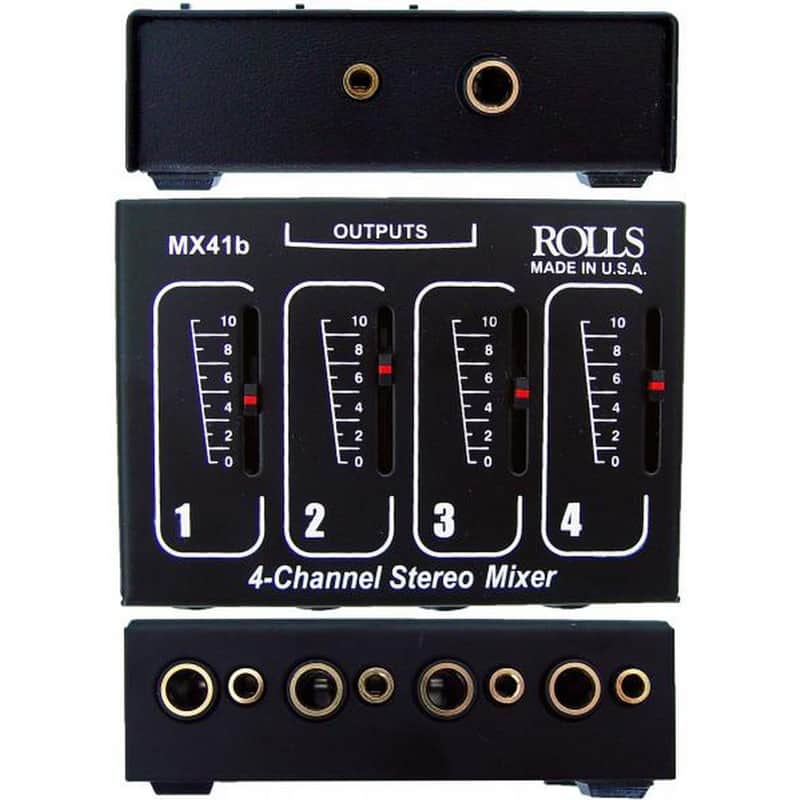Rolls MX41b 4 Channel Passive Stereo Mixer image 1