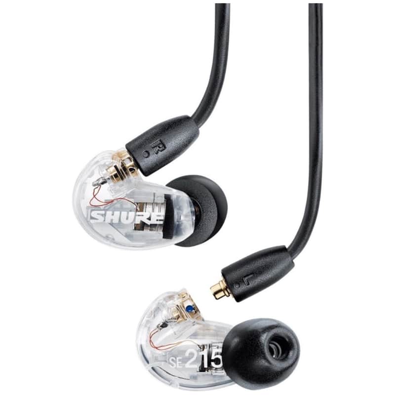 Shure AONIC 215 Sound Isolating Earphones, Clear, Open Box (Like New) image 1