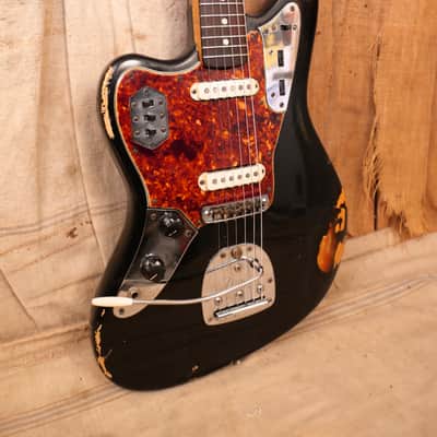 Fender Jaguar - Lefty 1965 Black - Refin image 6