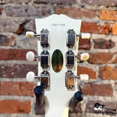 Tokai Double Horn Junior Electric Guitar w/ GB & "Kitchen Sink" UPGRADES (2021 - White) image 12