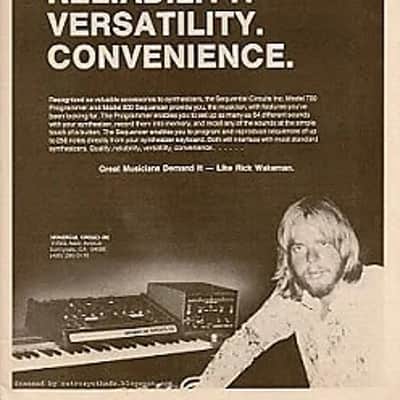 Sequential Circuits Model 700 Programmer Drum Machine owned and used by Rick Wakeman of YES 1979 image 2