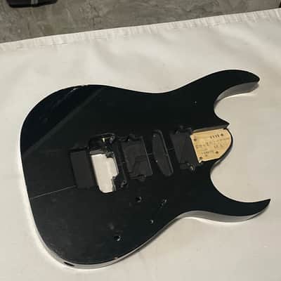 2012 Japan Ibanez RG3570z Prestige Galaxy Black Guitar Body Edge Zero ZPS3 Ready (Severe Damage)