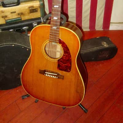 1965 Epiphone FT-79 Texan Sunburst w/ Original Hardshell Case image 2