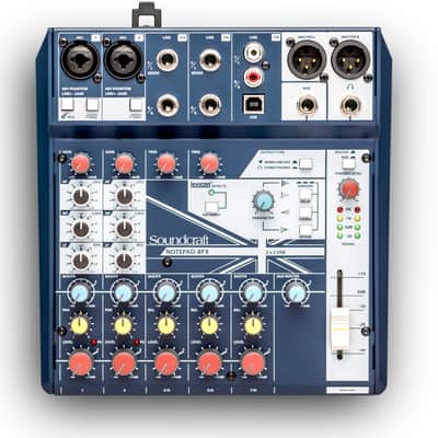 Soundcraft Notepad-8FX - 8-Channel Compact Analog Mixer w/ Effects & USB I/O image 2