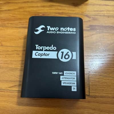 Two Notes Torpedo Captor Loadbox / Attenuator / DI - 16 Ohm 2010s - Black image 2