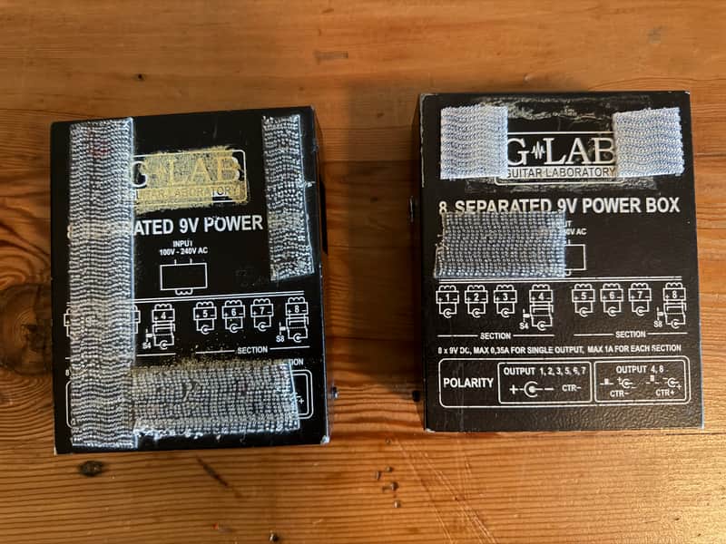 G-Lab Guitar Laboratory 8 Separated 9V Power Box 2006 - Black