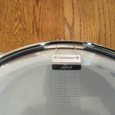 Ludwig Rare vintage 1962 jazz combo snare drum silver sparkle brass hoops mint condition! image 11