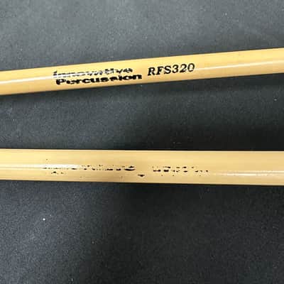 Innovative Percussion RFS320 Soft Vibe Mallets, Rattan Handles, Burgundy Cord - NEAR MINT image 2