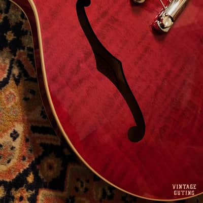 2023 Gibson ES-335 Figured Sixties Cherry w/ OHSC | Block Inlay, Figured Top image 7