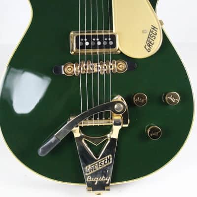 Gretsch G6128T-CG Duo Jet Cadillac Green MIJ ’57 Duo Jet 1957 Reissue Bigsby +OHSC w/COA ~MINTY~ image 6