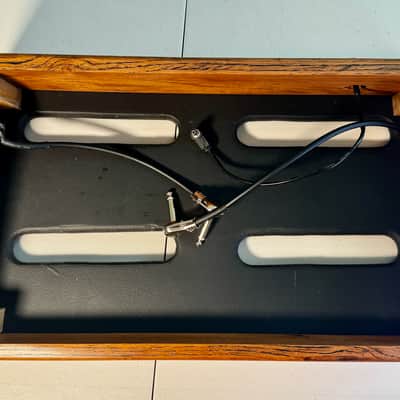 Nell Audio Prewired Hardwood Pedalboard - 9.5 x 16” - 9V Power + In / Out Jacks 2026 - Natural / Black image 7