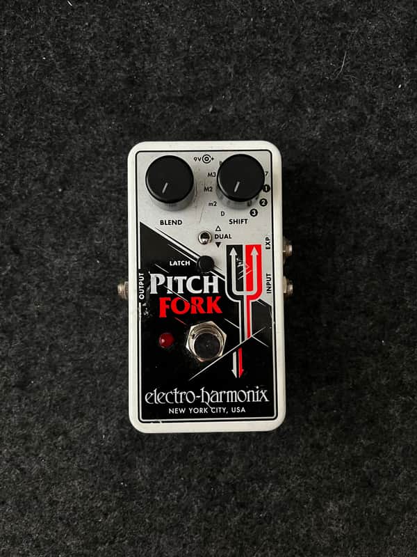 Electro-Harmonix Pitch Fork Polyphonic Pitch Shifter / Harmony Pedal 2014 - Present - Black / White / Red image 1
