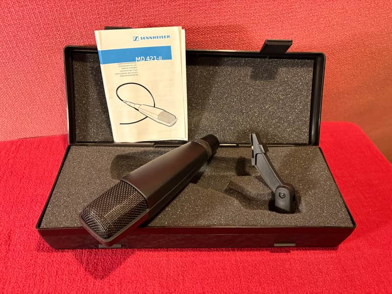 Sennheiser MD 421-II Cardioid Dynamic Microphone - Black | Reverb