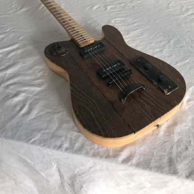 Electric Guitar - Reclaimed Wood and Door Hardware - T-Style - Back Door 063 image 5
