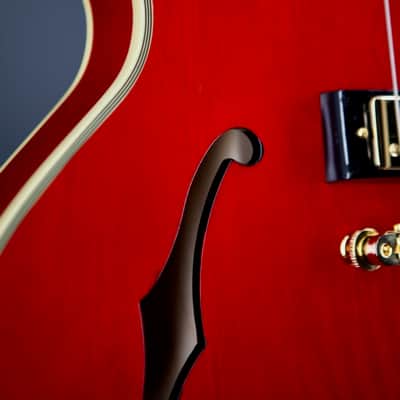 Epiphone Masterbilt Gem Archer Signature Sheraton - Cherry Red image 8