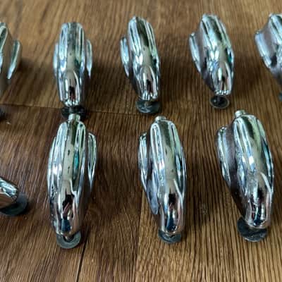 Slingerland Bass Drum Lugs Vintage 50s 60s Lot of 10 image 3
