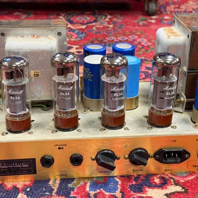 Marshall JMP 2203 Mk2 Master Model Lead 100-Watt Guitar Amp Head 1977 - Red image 12