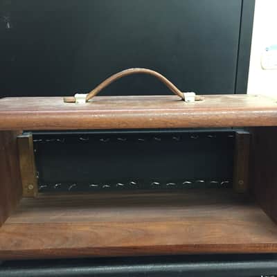 Handmade Fender Musicmaster chassis head cabinet - Hardwood image 2