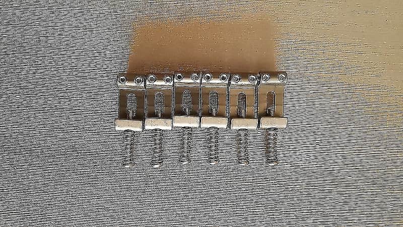 Unknown Titanium Vintage Type Bridge Saddles 10.5MM image 1