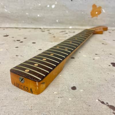 1963 Fender Musicmaster 3/4 Scale Guitar Neck Vintage 1960's image 5