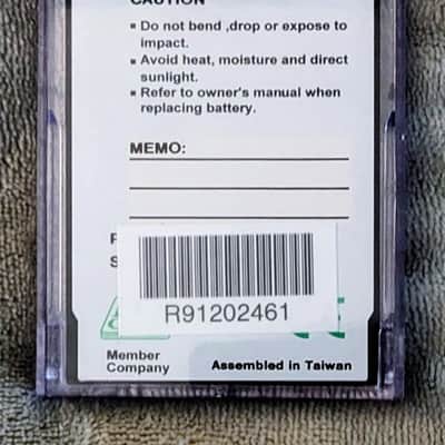 Alesis Ram512 8 Bank Program Card 1994 - Metal image 4