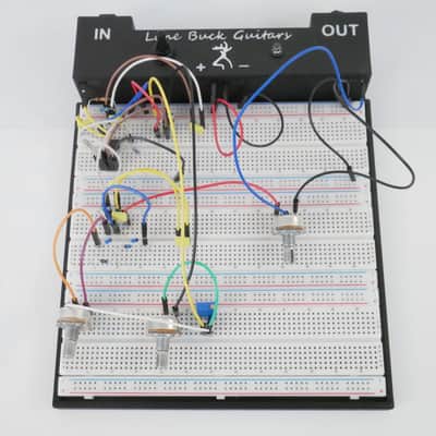 Extra-Large Pedal Building Breadboard With True Bypass, Solderless, LED, and 1/4 Jacks for Prototype DIY Guitar Builders image 2