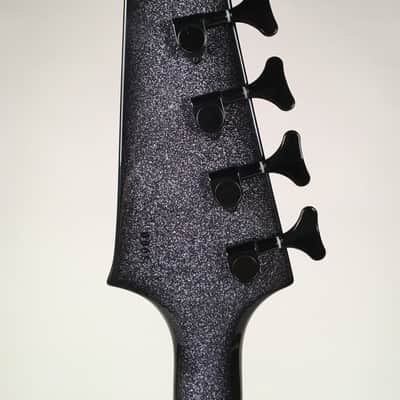 Bell & Hern Custom "Thunderdome" Set Neck 4 String Industrial Sparkle Bass - Heavy Sixx Vibes image 9