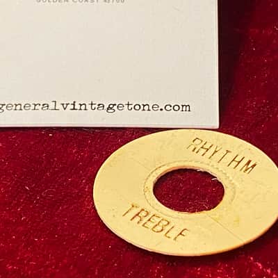 General Vintage Tone  Vintage Gibson 1959 - 1960 Les Paul  Rhythm / Treble Switch ring póker chip image 4